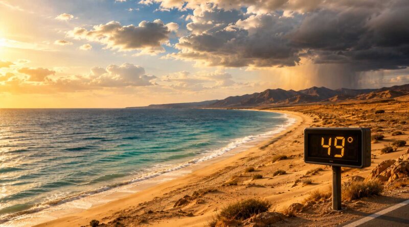 Météo Tunisie : orages et chaleur jusqu'à 49 degrés cet après-midi