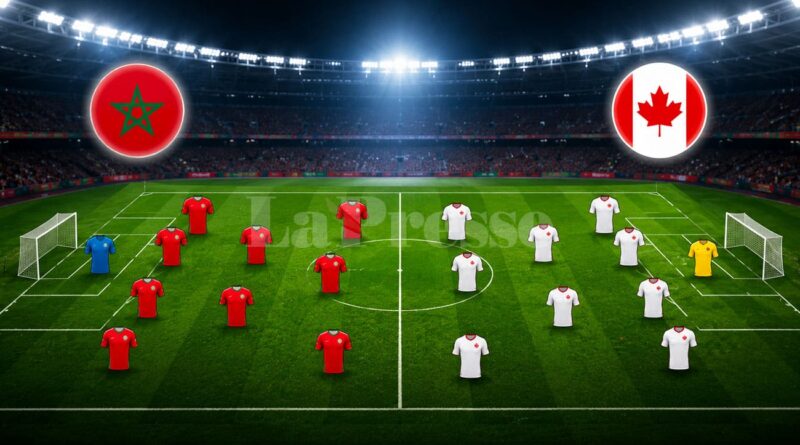 Mondial 2026 : compositions probables de Maroc–Canada pour les huitièmes de finale