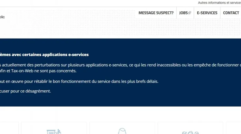 MyMinFin ne fonctionne pas à quelques jours de la déclaration fiscale en ligne