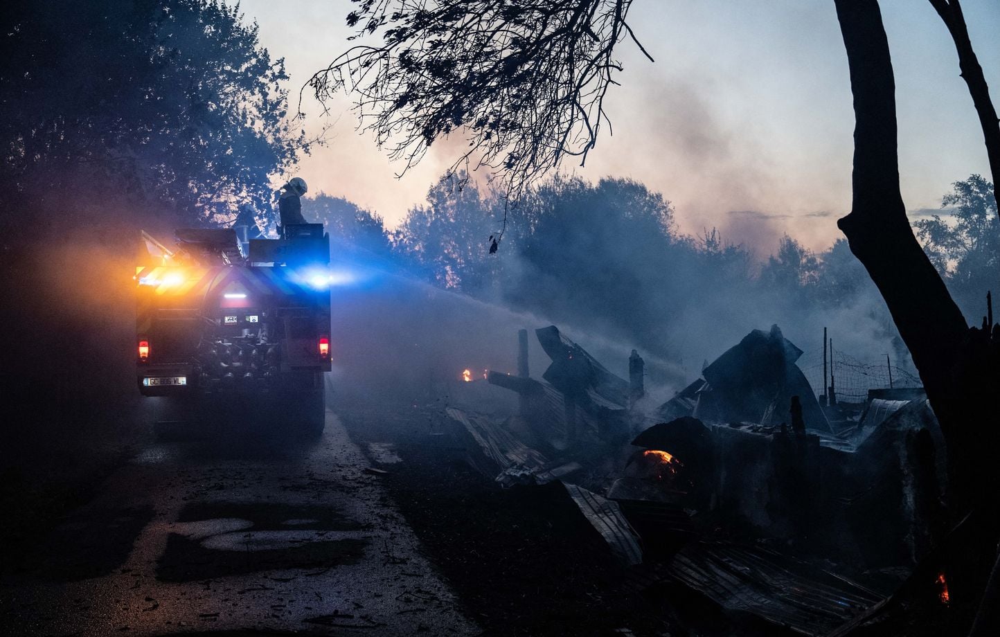 Nantes : Un incendie fixé a ravagé une partie d’un « bidonville »