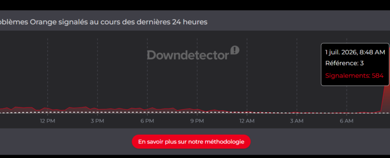 Orange et Sosh ne disposent pas de réseau le 1er juillet