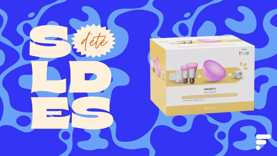 Pack Philips Hue Bridge à -54 % : ampoules, Hue Go, prise, interrupteur connectés inclus