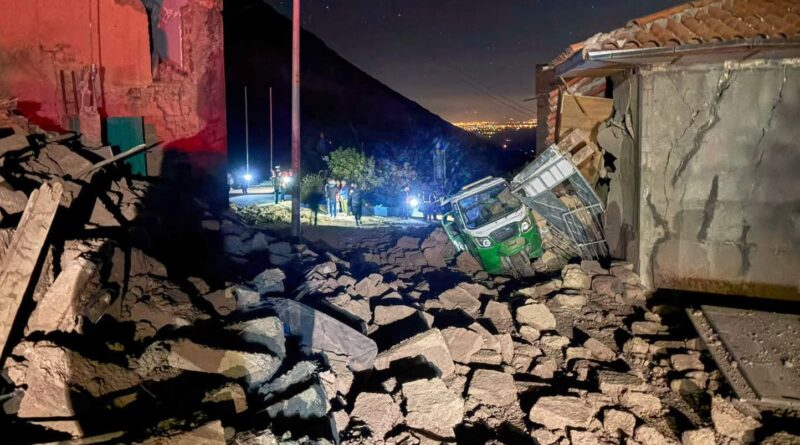 Pérou : Tremblement de terre de magnitude 5,1 fait cinq morts.