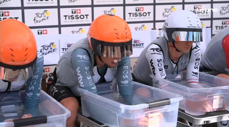 Pourquoi les coureurs du Tour de France ne plongent-ils pas les bras dans l'eau froide ?