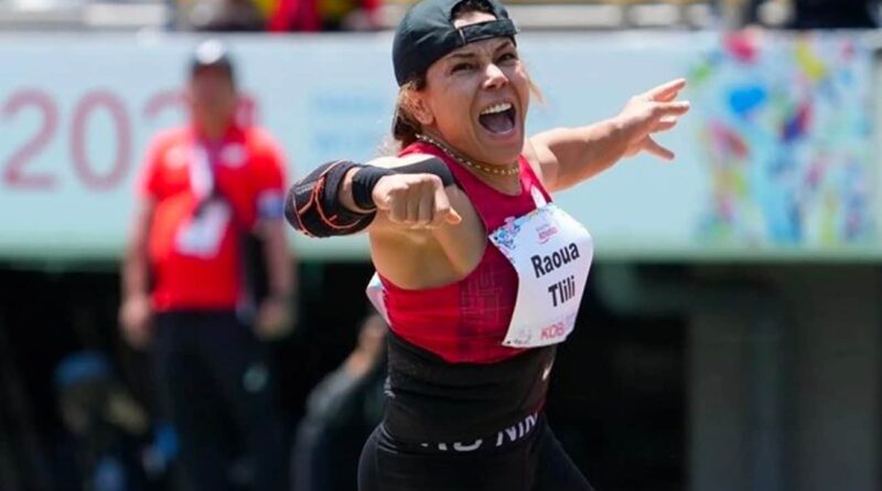 Raoua Tlili remporte le championnat du lancer du poids à Olomouc
