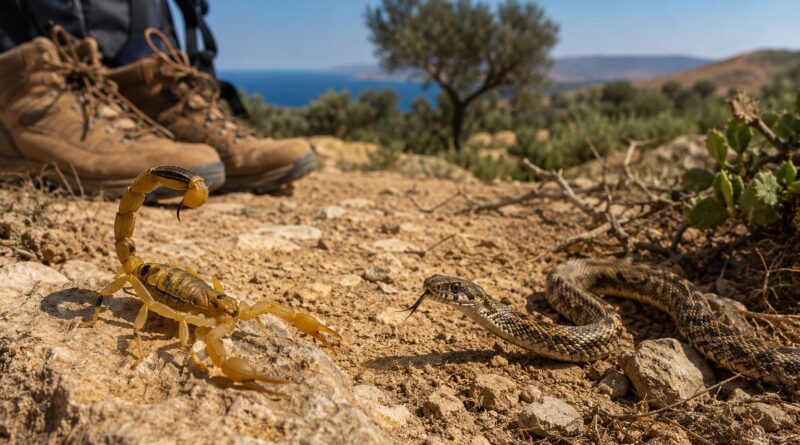 Scorpions et serpents en Tunisie : se protéger cet été.