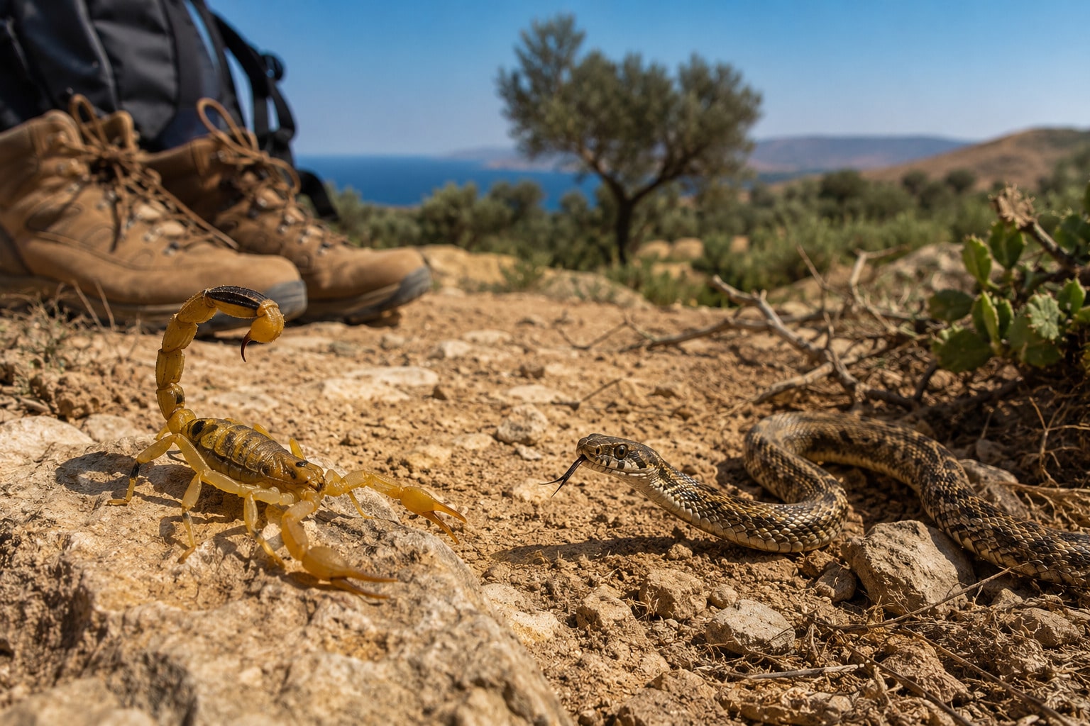 Scorpions et serpents en Tunisie : se protéger cet été.