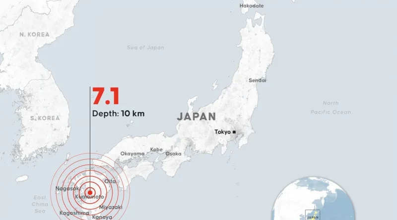 Séisme de magnitude 7,1 à Kumamoto : 50 blessés, 12 maisons effondrées