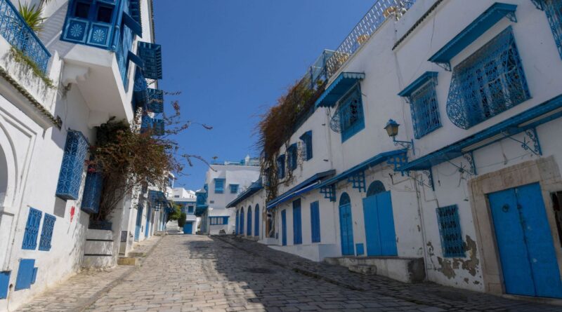 Sidi Bou Saïd, village bleu et blanc, inscrit au patrimoine mondial de l'Unesco