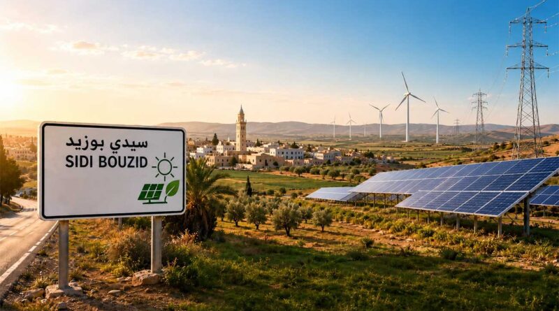 Sidi Bouzid pourrait atteindre plus de 100 % d'autosuffisance électrique.