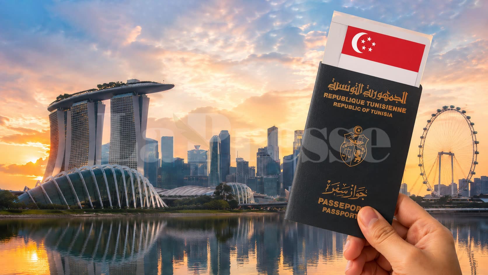 Singapour facilite l'entrée de 44 pays africains, mais pas pour les Tunisiens.