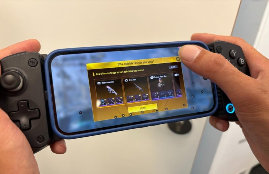 Test de manette pour smartphones à 30 € : 10 € de plus, mieux.