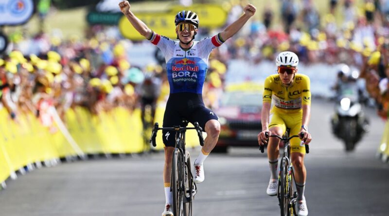 Tour de France 2026 : Remco Evenepoel remporte face à Pogacar au Plateau de Solaison !