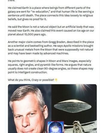 Un ex de la CIA et un scientifique sur la Lune : ça n’a aucun sens.