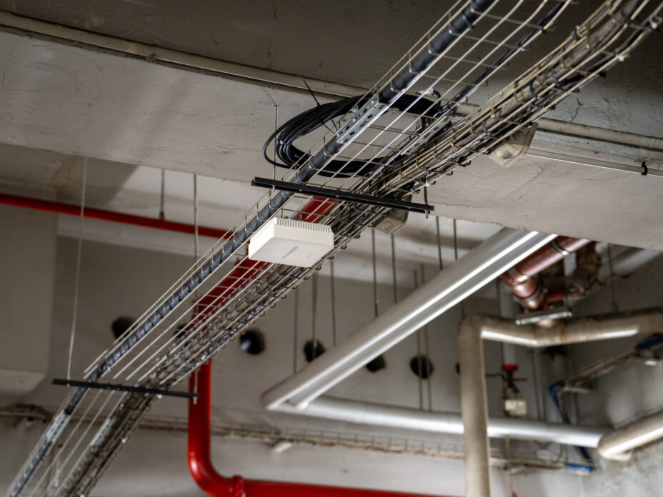 Visite du chantier d'un réseau 5G+ indoor demandé par nos abonnés chez Free