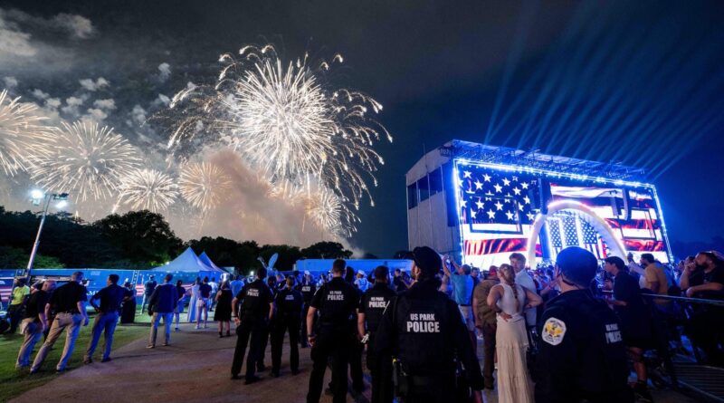 Washington ne respire pas après le feu d'artifice du 4 juillet.