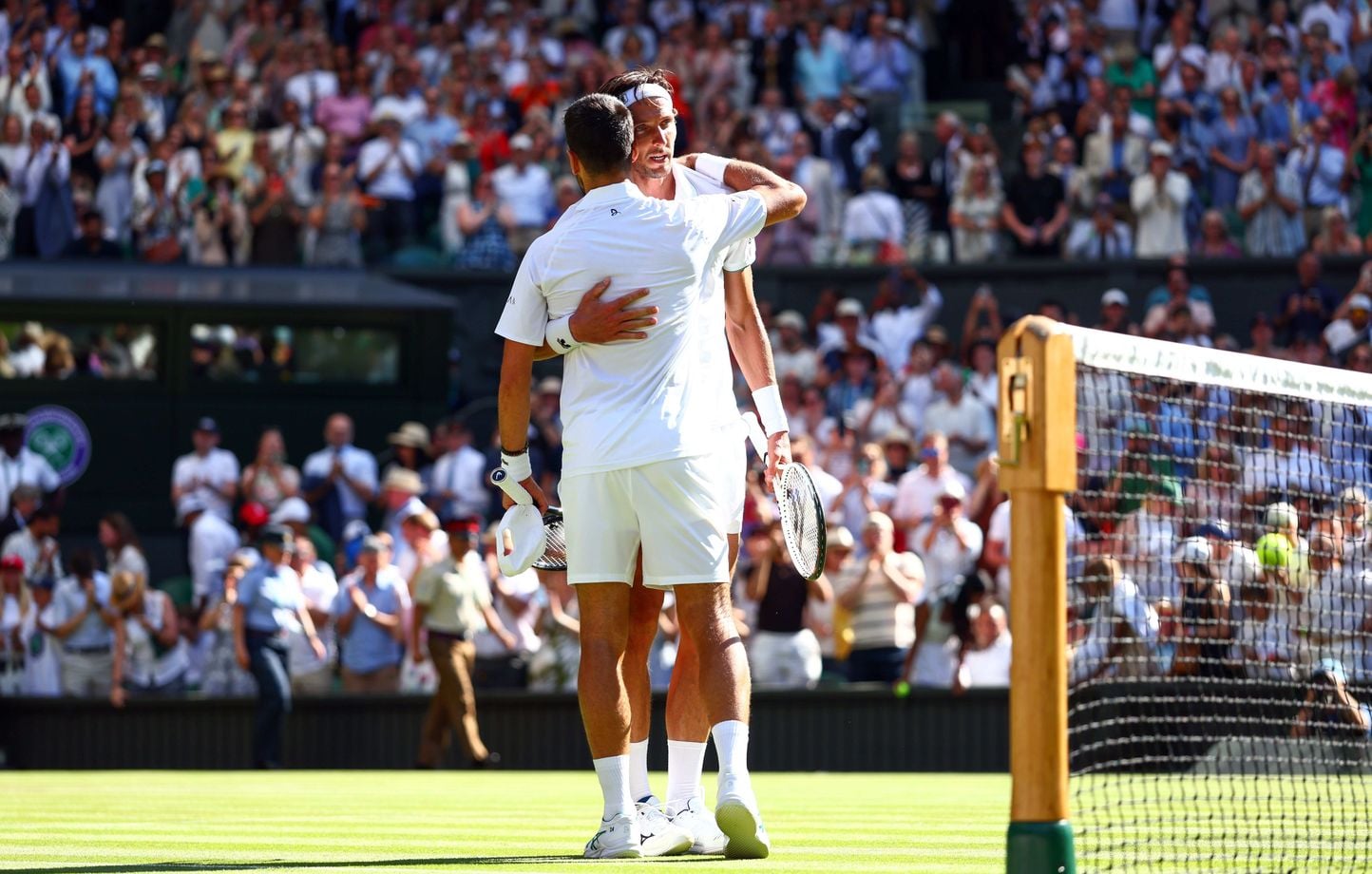 Wimbledon : Arthur Rinderknech éliminé et applaudi par Novak Djokovic