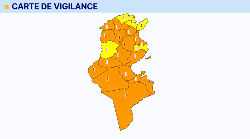 19 gouvernorats en vigilance orange face aux fortes chaleurs