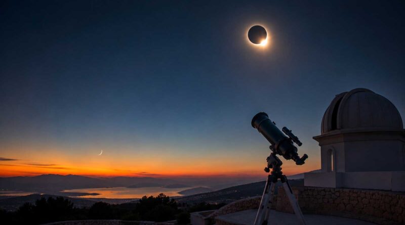 Astronomie : la naissance du croissant de Rabia al-Awwal et éclipse solaire coïncident
