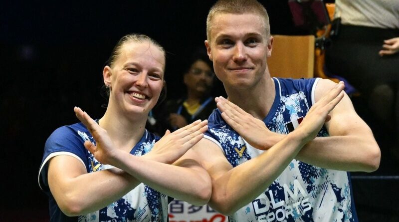 Badminton : Thom Gicquel et Delphine Delrue champions du monde en double mixte, première pour la France