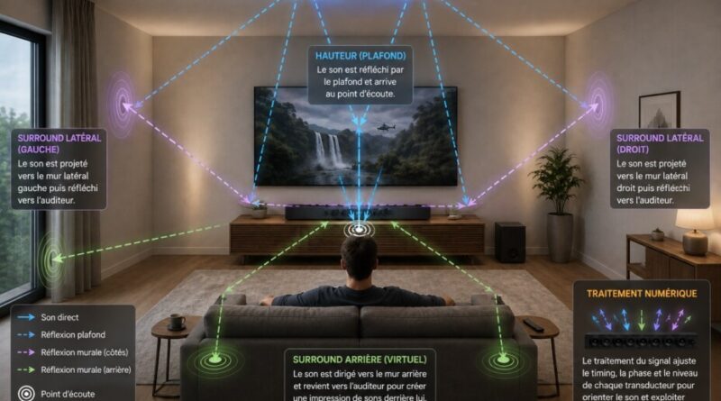 Barres de son Dolby Atmos : pourquoi certaines immergent et d'autres non