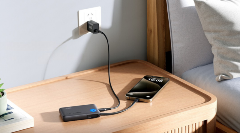 Batterie externe 45 W : petit format et prix réduit pour smartphones et consoles