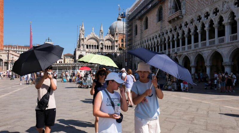 Canicule en Italie : alerte maximale pour neuf villes