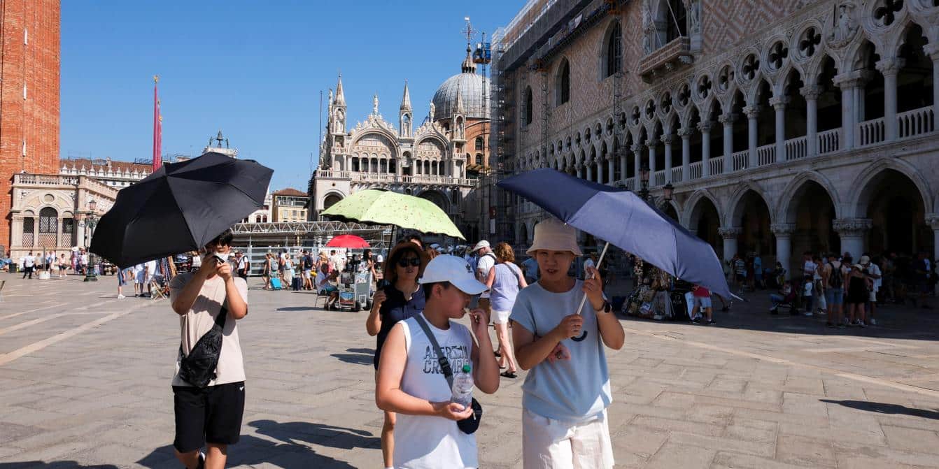 Canicule en Italie : alerte maximale pour neuf villes