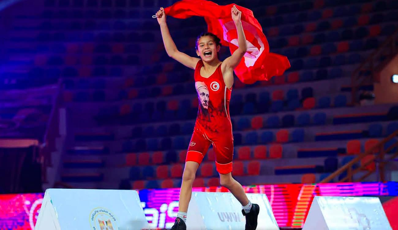 Championnat du monde de lutte U17 : Tasnim Athimni remporte l'argent