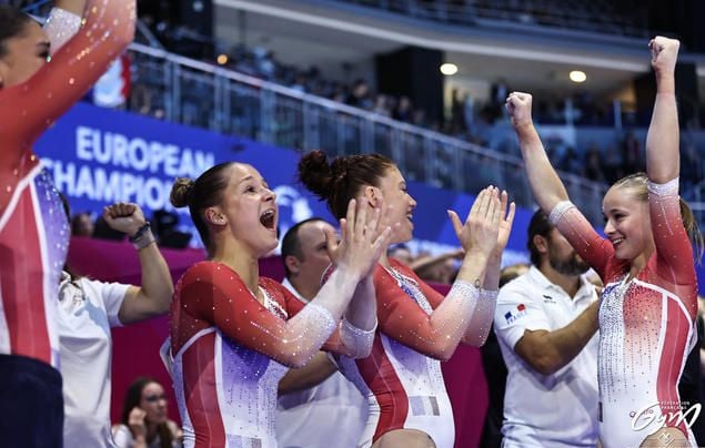 Championnats d’Europe de gymnastique : Elena Colas en quatre à la suite, France bronze en équipe