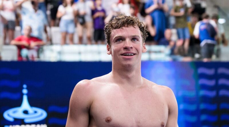 Championnats d’Europe de natation : Marchand et le relais 4x200 m démarre fort