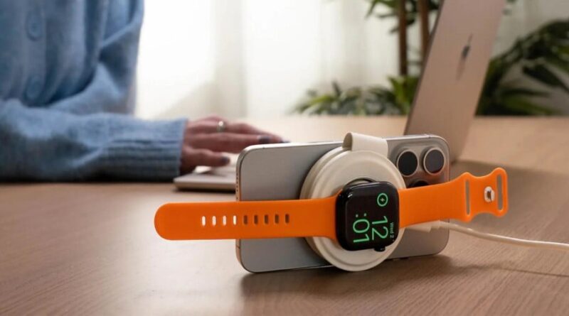 Chargeur sans fil Qi2 2-en-1 à -60 % : recharge simultanée iPhone et Apple Watch