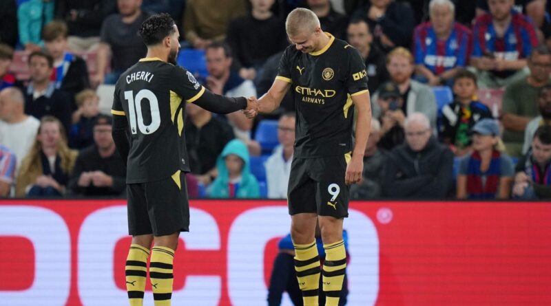 « Cherki, génie du match, inscrit un doublé contre Palace en Premier League »