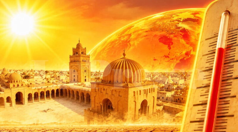 Climatologie : Kairouan, deuxième ville la plus chaude du monde avec 49,8 degrés à l’ombre