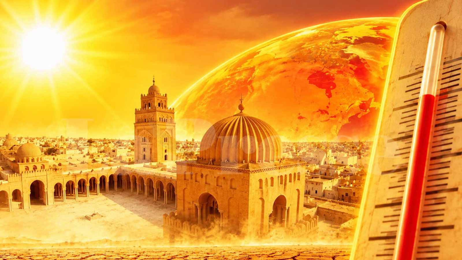 Climatologie : Kairouan, deuxième ville la plus chaude du monde avec 49,8 degrés à l’ombre
