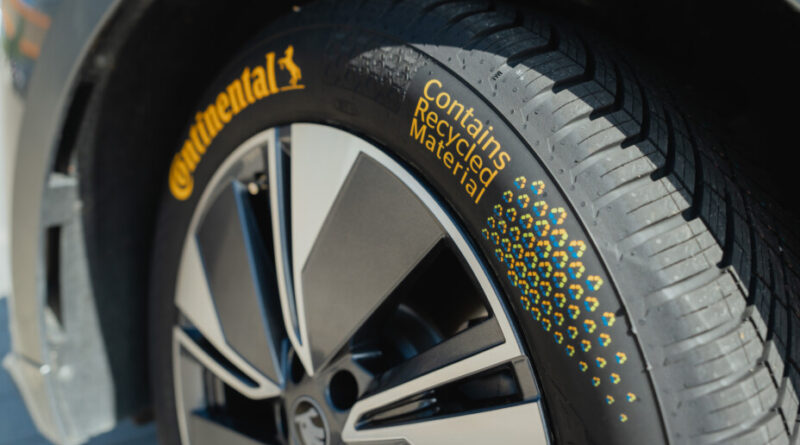 Continental : un pneu électrique fait de 80 % de matériaux durables.