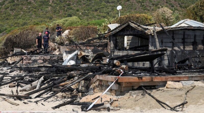Corse : Deux blessés dans un nouvel incendie de paillote