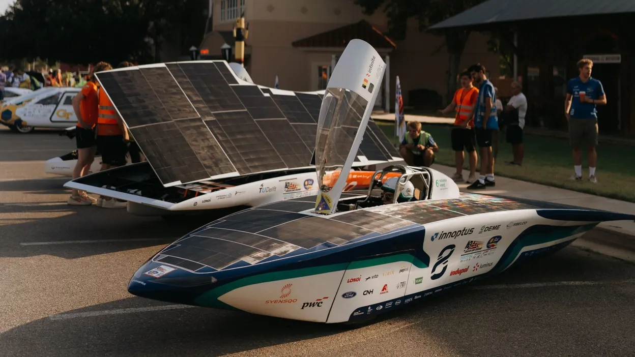 Des étudiants belges gagnent une course américaine de plus de 4000 kilomètres en voiture solaire.