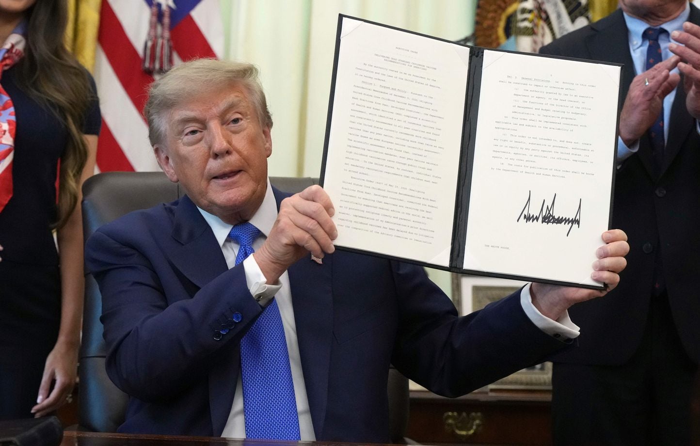Donald Trump remet en question le calendrier vaccinal des enfants, inquiétude des spécialistes