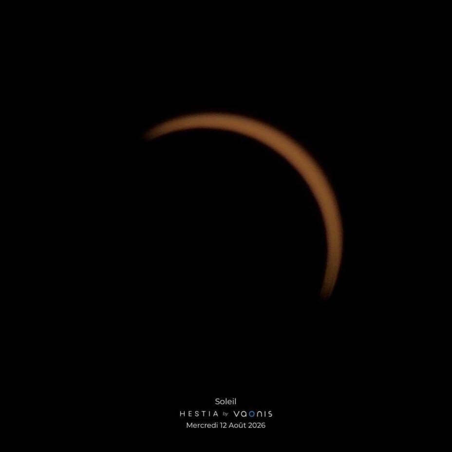 Éclipse solaire capturée en photo et vidéo avec des télescopes connectés.