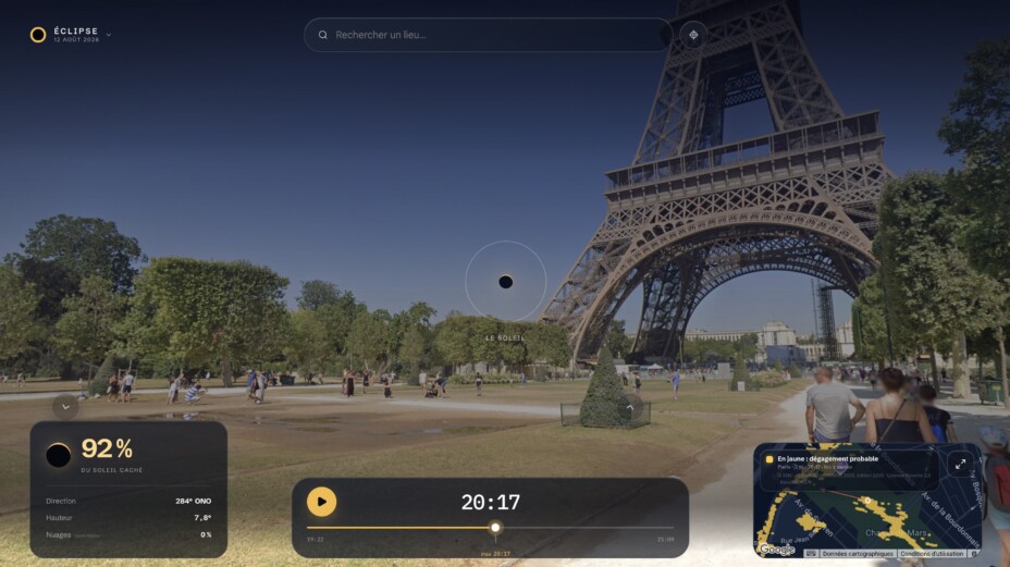Éclipse solaire du 12 août : un site pour vérifier si un immeuble obstrue la vue