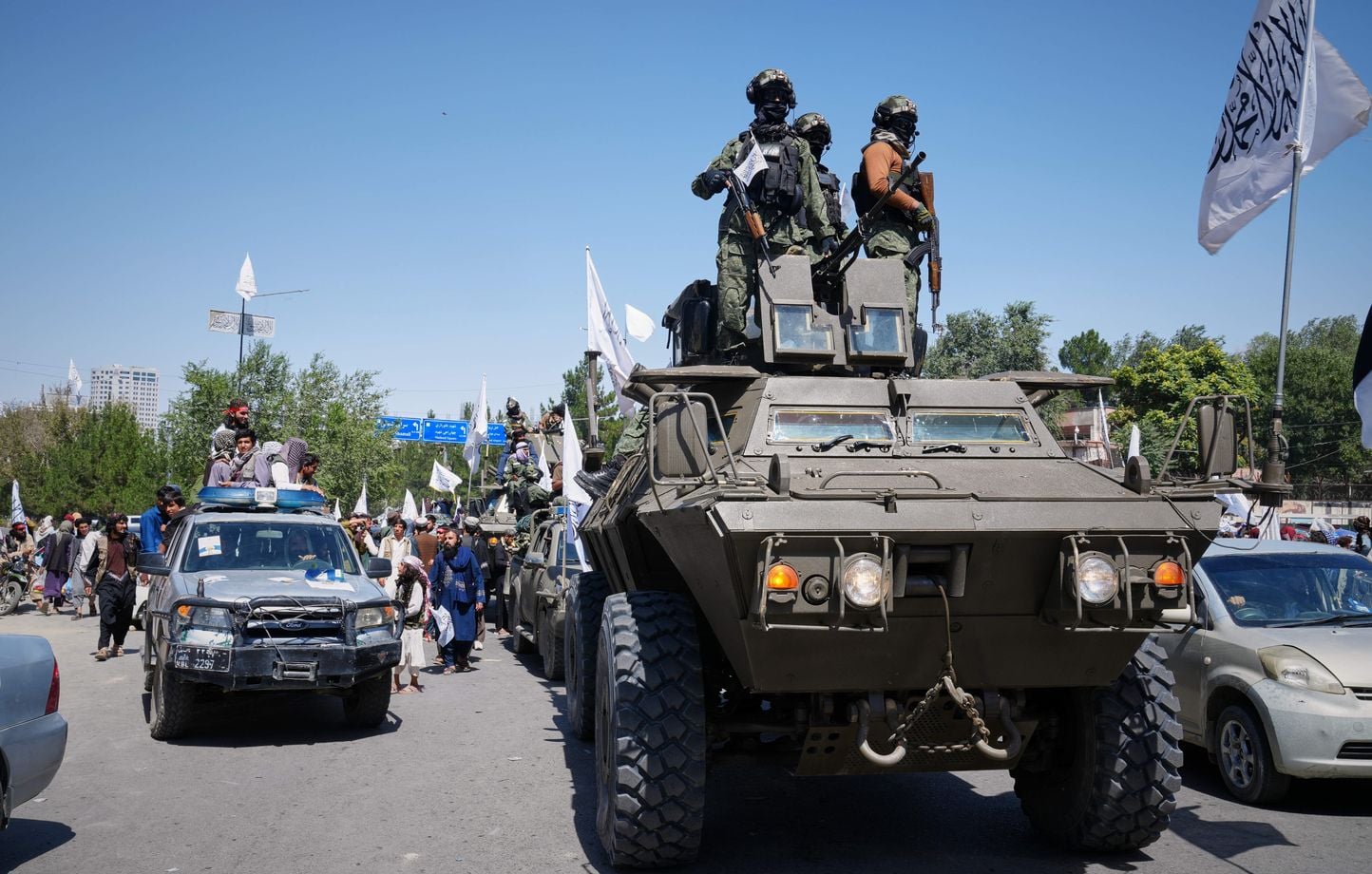 EN IMAGES. Cinq ans après le départ des Etats-Unis, les talibans commémorent leur prise du pouvoir en Afghanistan
