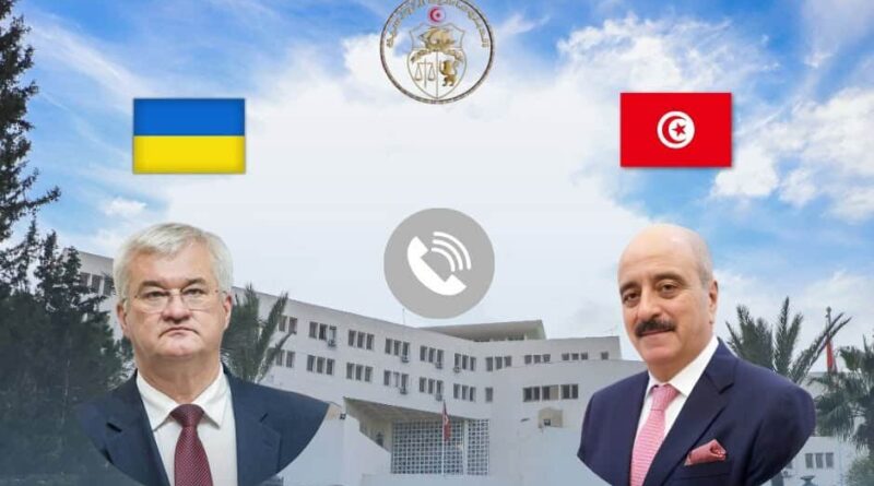 Entretien téléphonique entre le ministre des Affaires étrangères et son homologue d'Ukraine