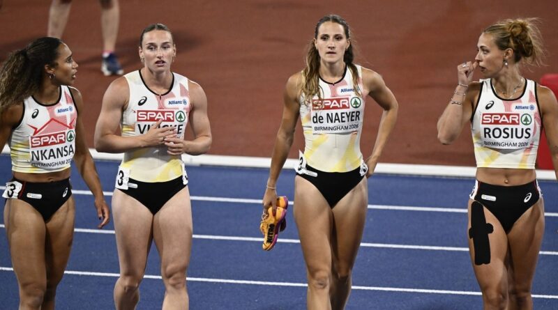 Euro d’athlétisme : médaille de bronze historique pour les Belgian Falcons au 4x100 m, Belgian Rockets 5es