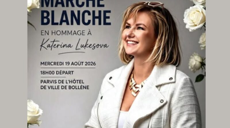 Féminicide dans le Vaucluse : marche en hommage à Katerina mercredi à Bollène.