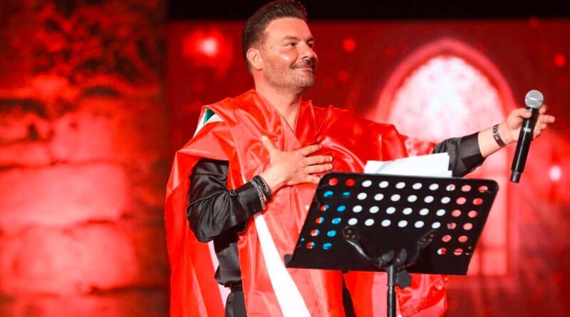 Festival international de Carthage : Rayan, chanteur libanais, allie musique et solidarité.