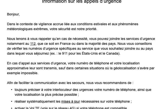 Free alerte ses abonnés : vérifiez le réglage VoLTE pour appels d’urgence