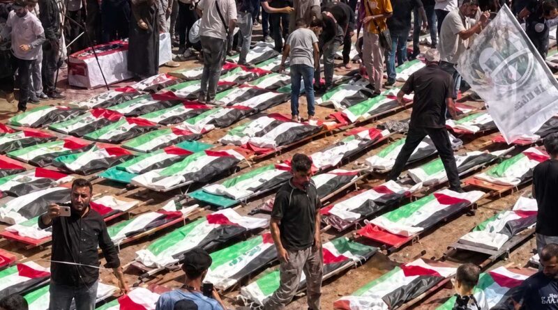 Gaza : Funérailles collectives pour une centaine de Palestiniens