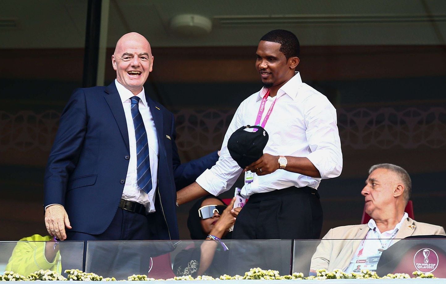 Gianni Infantino soutenu par Samuel Eto’o : « Il a changé le football »