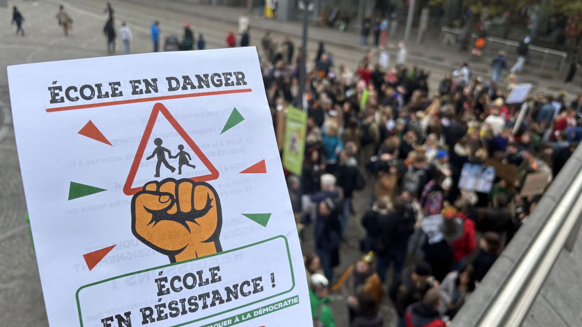 Grève dans certaines écoles liégeoises : le mouvement a repris.